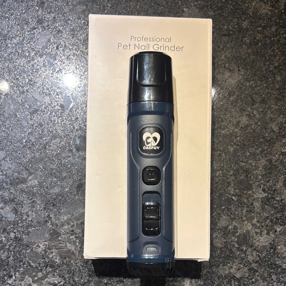 NWT Casfuy Blue Pet Nail Grinder